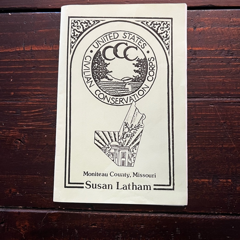 United States Civilian Conservation Corps Booklet, Moniteau County, Missouri